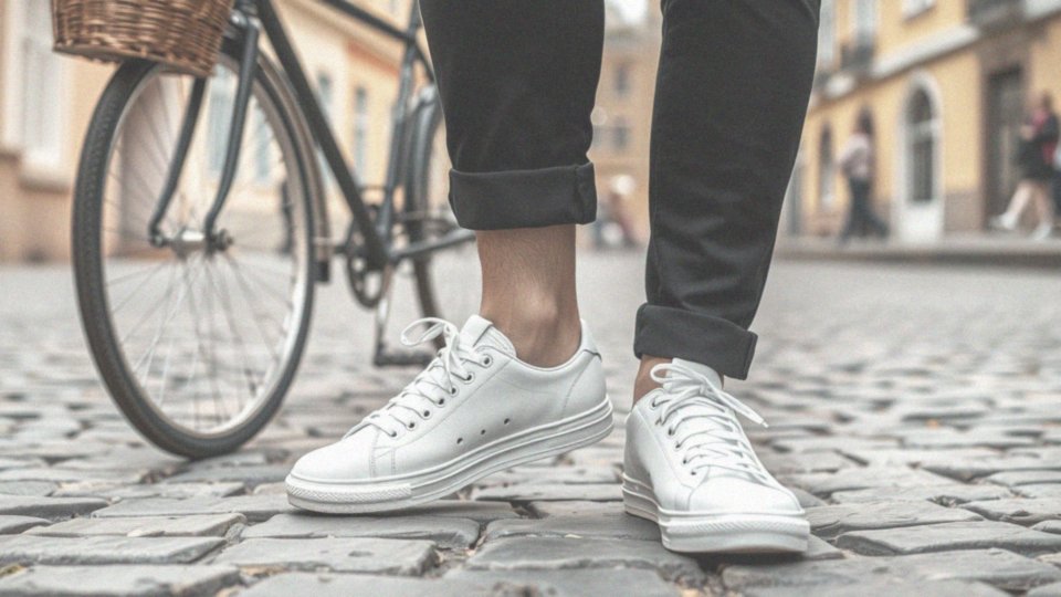 Kiedy nosić trampki lub sneakersy do czarnych spodni?