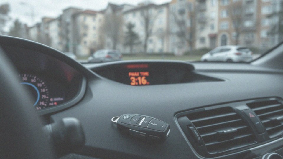 Jak reagować na kontrolkę informującą o problemach z kluczykiem?