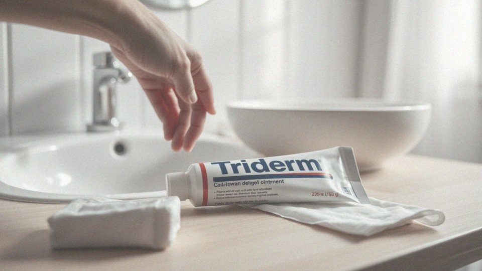 Jak stosować Triderm na ucho?