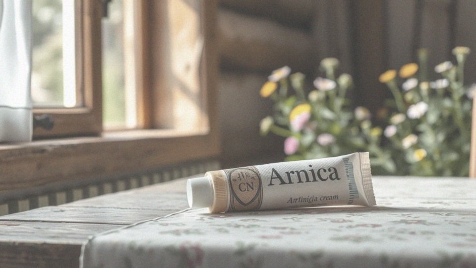 Jakie działanie maść z arniką ma na obrzęki nóg?