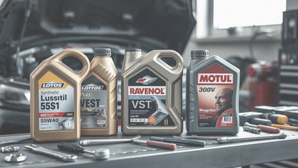 Jak wygląda porównanie olejów: Lotos, Ravenol i Motul dla silnika 1.4?