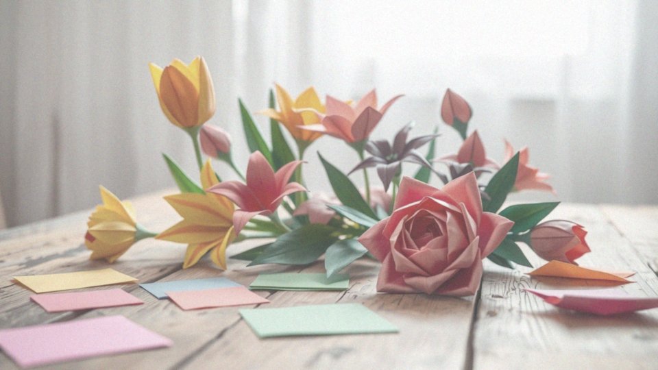 Jak stworzyć papierowe kwiaty w technice origami?